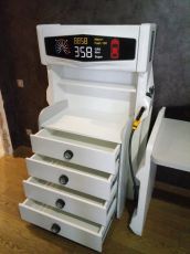 Дитячий комод MUSVENUS з колекції Sport white, 93 × 47 × 145 см, МДФ